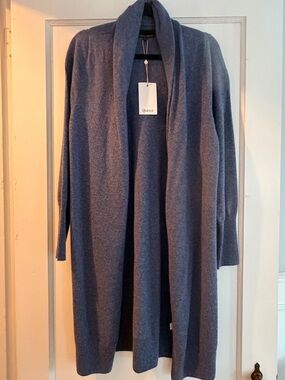 NWT QUINCE MONGOLIAN CASHMERE DUSTER SWEATER